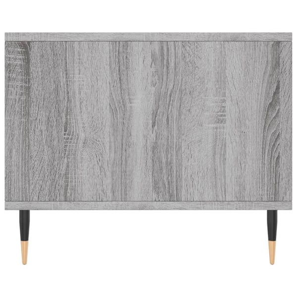 vidaXL Salongbord grå sonoma 90x50x40 cm konstruert tre