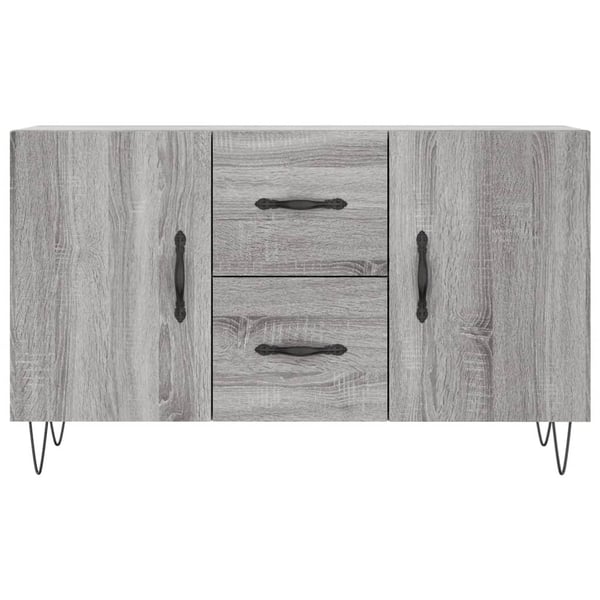 vidaXL Skjenk grå sonoma 100x36x60 cm konstruert tre
