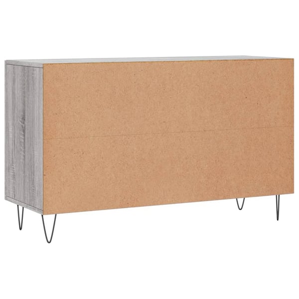 vidaXL Skjenk grå sonoma 100x36x60 cm konstruert tre