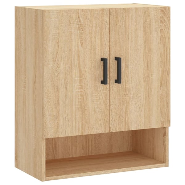 vidaXL Veggskap sonoma eik 60x31x70 cm konstruert tre