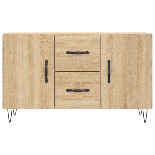 vidaXL Skjenk sonoma eik 100x36x60 cm konstruert tre