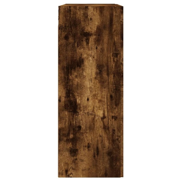 vidaXL vægskab 69,5x34x90 cm konstrueret træ røget sonoma-eg