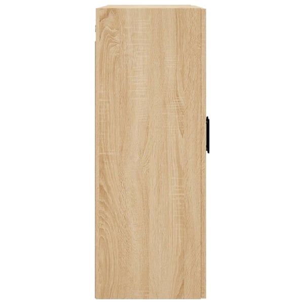 vidaXL Veggskap sonoma eik 69,5x34x90 cm