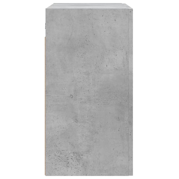 vidaXL Veggskap betonggrå 60x31x60 cm konstruert tre