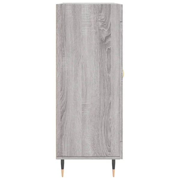 vidaXL Skjenk grå sonoma 69,5x34x90 cm konstruert tre