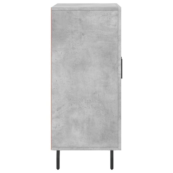 vidaXL Skjenk betonggrå 90x34x80 cm konstruert tre