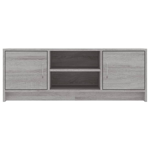 vidaXL TV-benk grå sonoma 102x30x37,5 cm konstruert tre