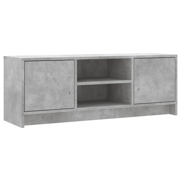 vidaXL TV-benk betonggrå 102x30x37,5 cm konstruert tre