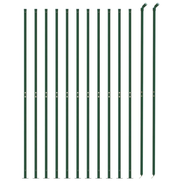 vidaXL Verkkoaita laipalla vihreä 1,1x25 m