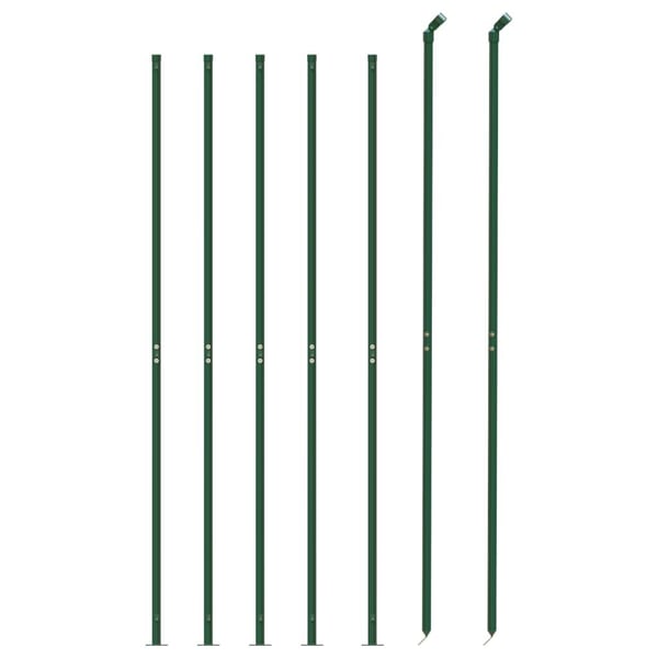 vidaXL Verkkoaita laipalla vihreä 2,2x10 m