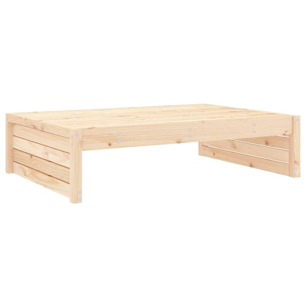 vidaXL Hagefotskammel 120x80 cm heltre furu