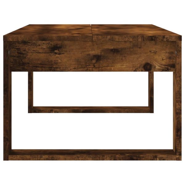 vidaXL Salongbord røkt eik 102x50x35 cm konstruert tre