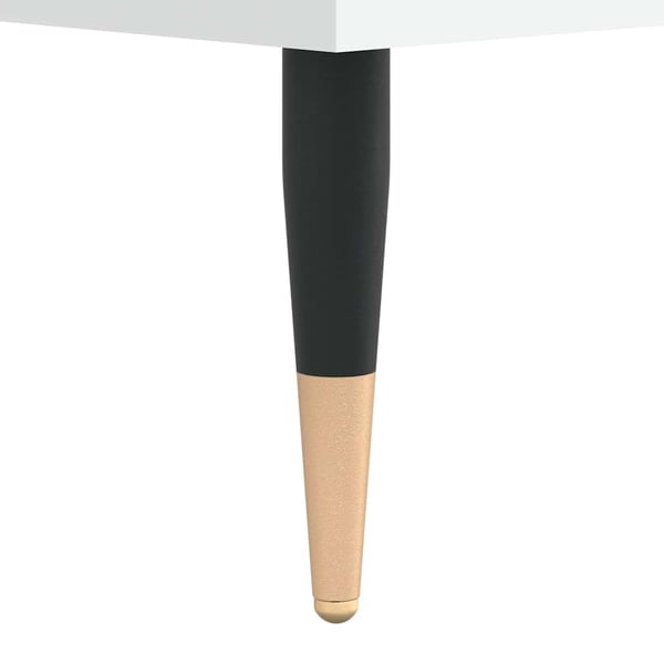 vidaXL Skjenk hvit 101,5x35x70 cm konstruert tre