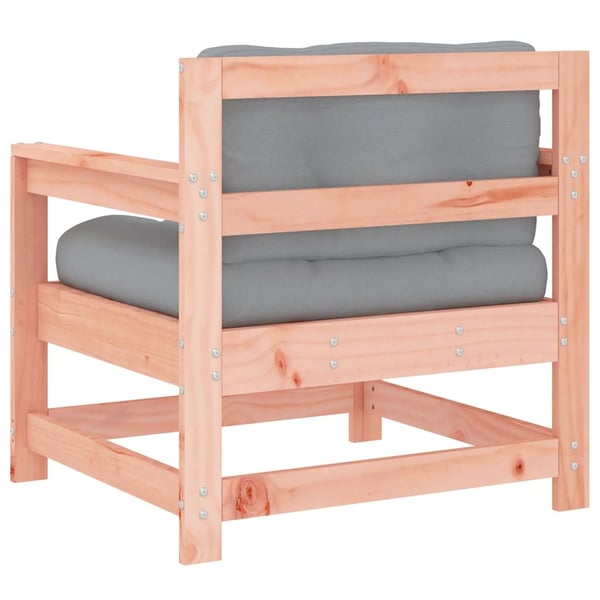 vidaXL Hagestoler med puter 2 stk heltre douglas