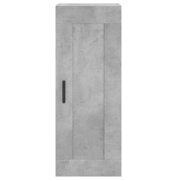 vidaXL Veggskap betonggrå 34,5x34x90 cm konstruert tre