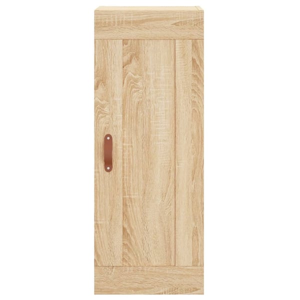 vidaXL Veggmontert skap sonoma eik 34,5x34x90 cm konstruert tre