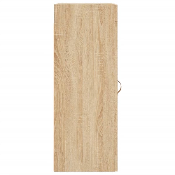 vidaXL Veggmontert skap sonoma eik 34,5x34x90 cm konstruert tre