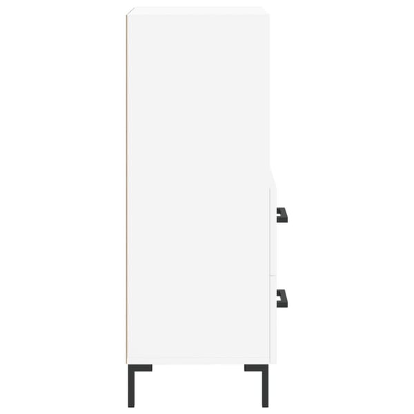 vidaXL skænk 34,5x34x90 cm konstrueret træ hvid