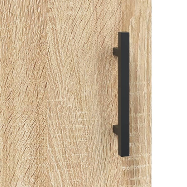 vidaXL Skjenk sonoma eik 69,5x34x90 cm konstruert tre