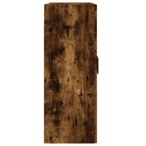 vidaXL vægskab 69,5x34x90 cm konstrueret træ røget sonoma-eg