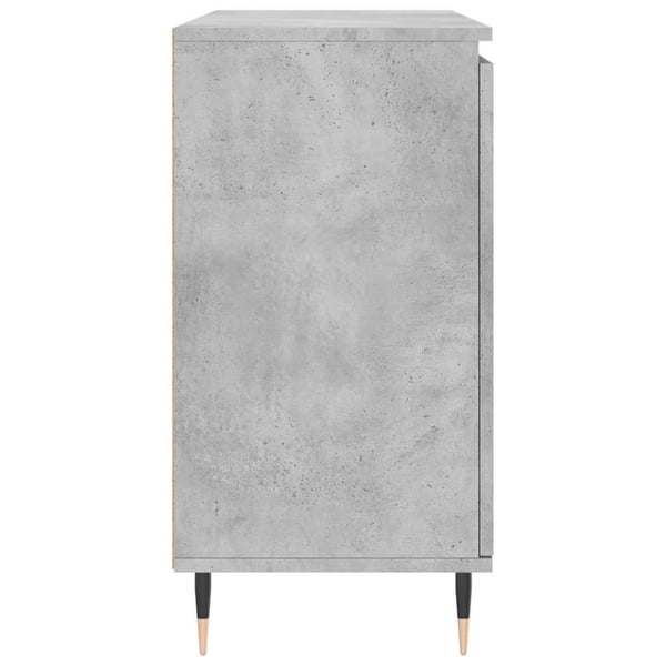 vidaXL Skjenk grå 101,5x35x70 cm konstruert tre