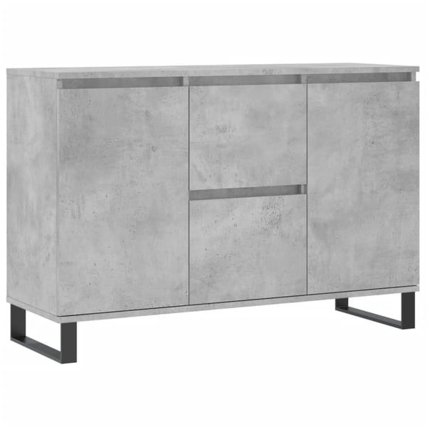vidaXL Senkki betoninharmaa 104x35x70 cm tekninen puu