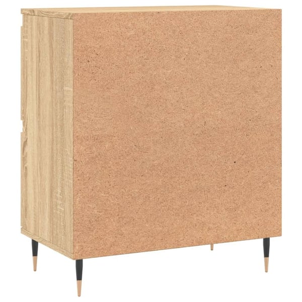 vidaXL Skjenk sonoma eik 60x35x70 cm konstruert tre