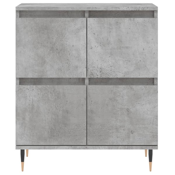 vidaXL Skjenk betonggrå 60x35x70 cm konstruert tre