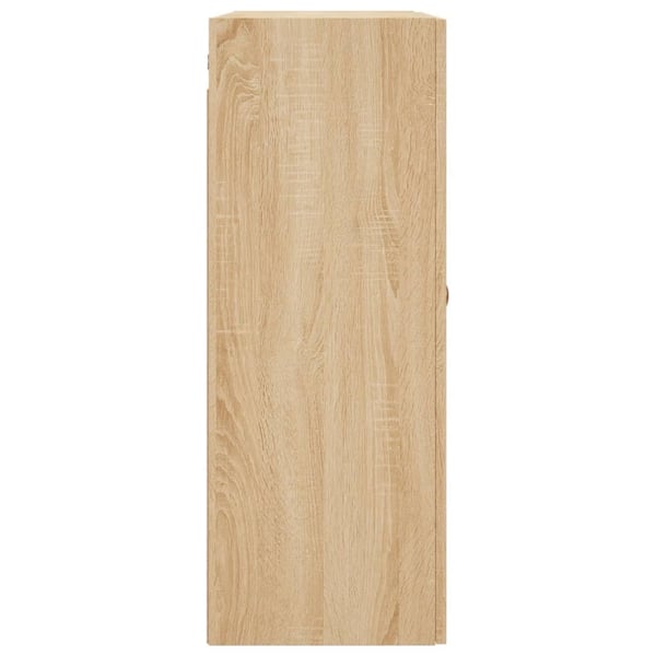 vidaXL Veggskap 2 stk sonoma eik 69,5x34x90 cm