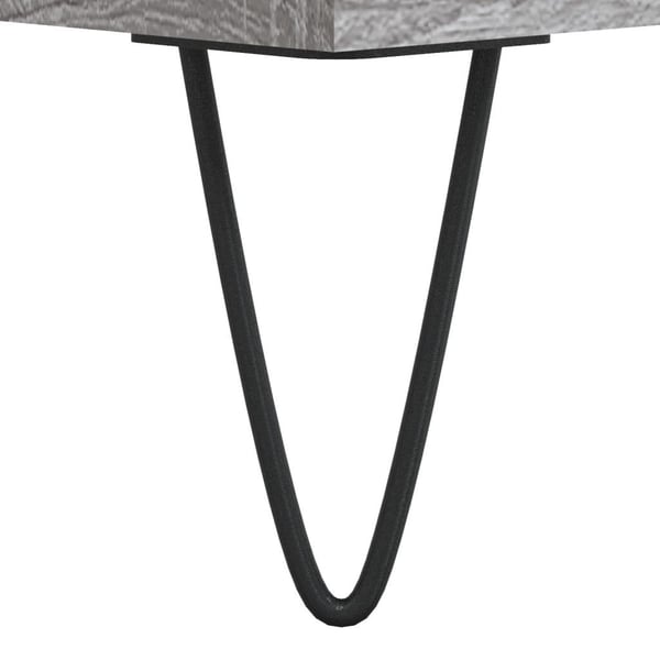 vidaXL Skjenk grå sonoma 69,5x34x90 cm konstruert tre