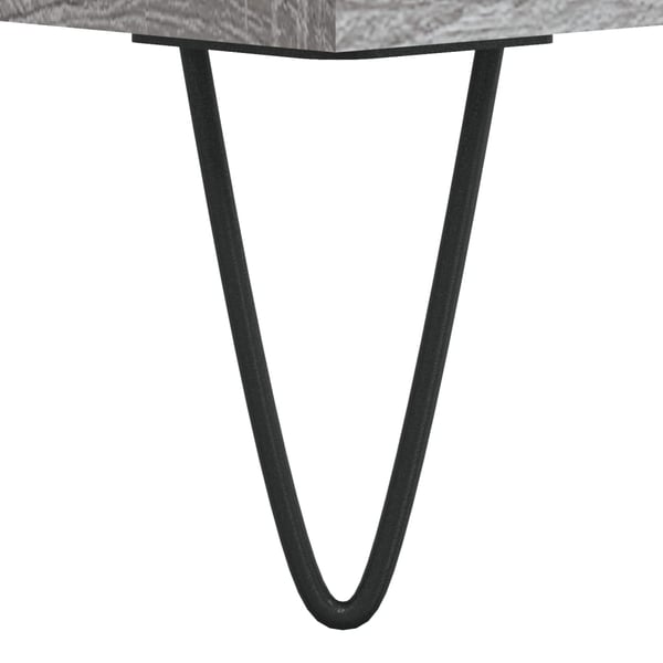vidaXL Skjenk grå sonoma 69,5x34x90 cm konstruert tre