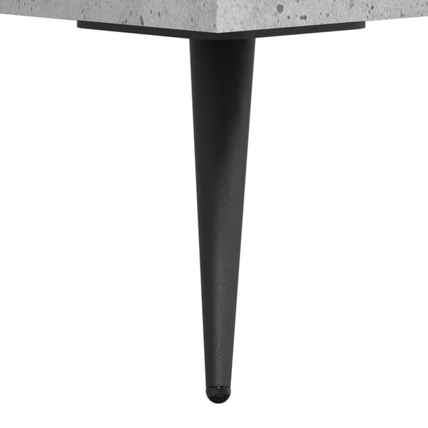 vidaXL Skjenk betonggrå 90x34x80 cm konstruert tre