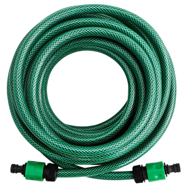 vidaXL Uima-altaan letku vihreä 10 m PVC