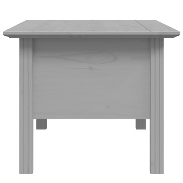 vidaXL sofabord BODO 100x55x46 cm massivt fyrretræ grå