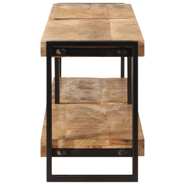 vidaXL TV-benk 200x30x40 cm heltre mango