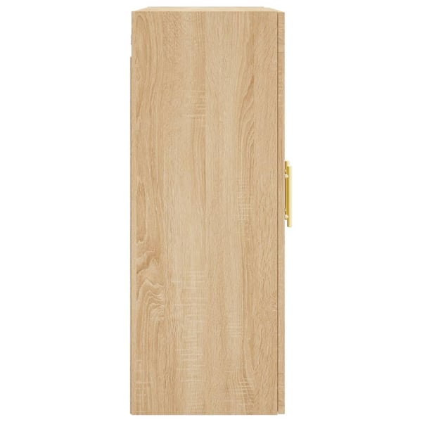 vidaXL Veggskap sonoma eik 69,5x34x90 cm