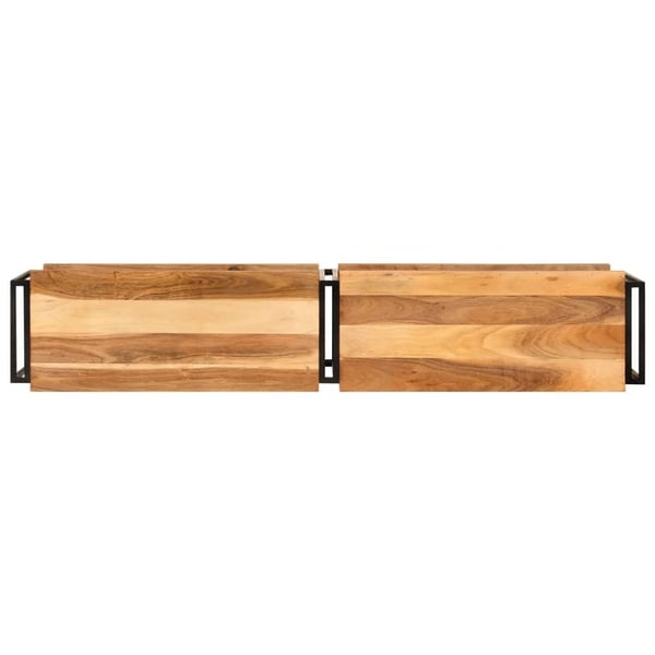 vidaXL tv-bord 160x30x40 cm massivt akacietræ