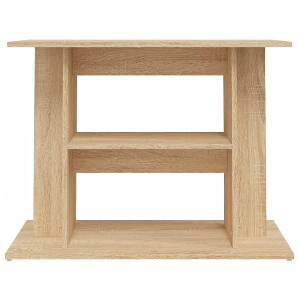 vidaXL Akvariebänk sonoma-ek 80x35x60 cm konstruerat trä