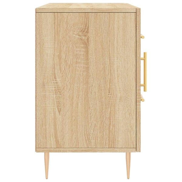 vidaXL Skjenk sonoma eik 100x36x60 cm konstruert tre