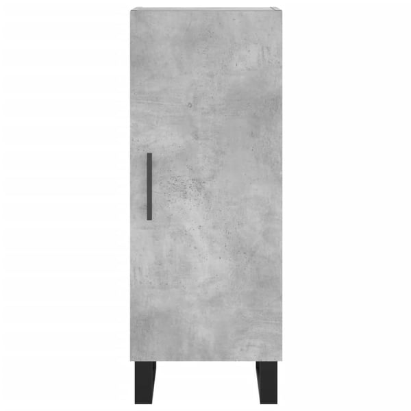 vidaXL Skjenk betonggrå 34,5x34x90 cm konstruert tre