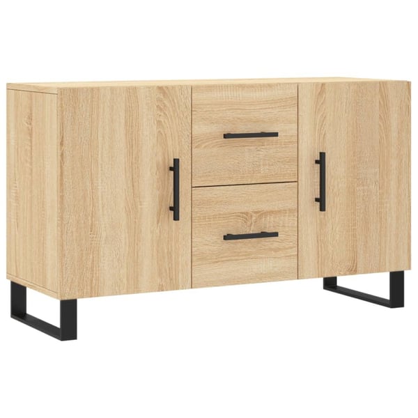 vidaXL Skjenk sonoma eik 100x36x60 cm konstruert tre