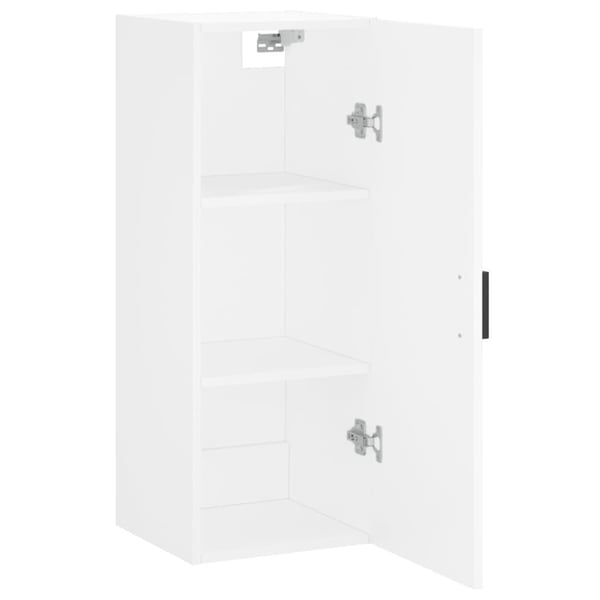 vidaXL Veggskap hvit 34,5x34x90 cm
