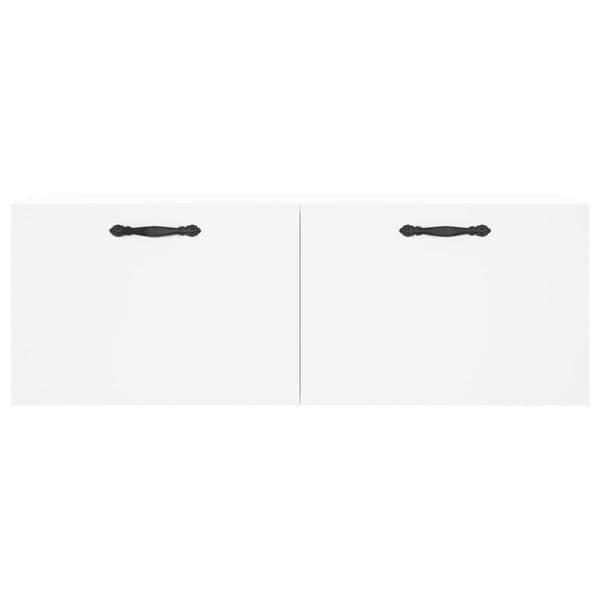 vidaXL Veggskap hvit 100x36,5x35 cm konstruert tre