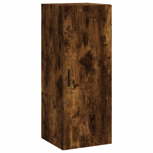 vidaXL vægskab 34,5x34x90 cm røget egetræsfarve