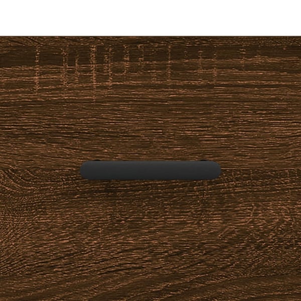 vidaXL Skobenk brun eik 102x35x55 cm konstruert tre