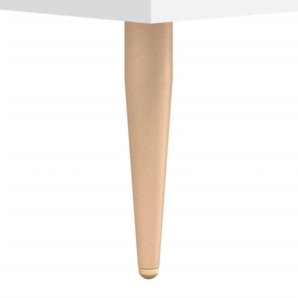 vidaXL Skjenk hvit 100x36x60 cm konstruert tre