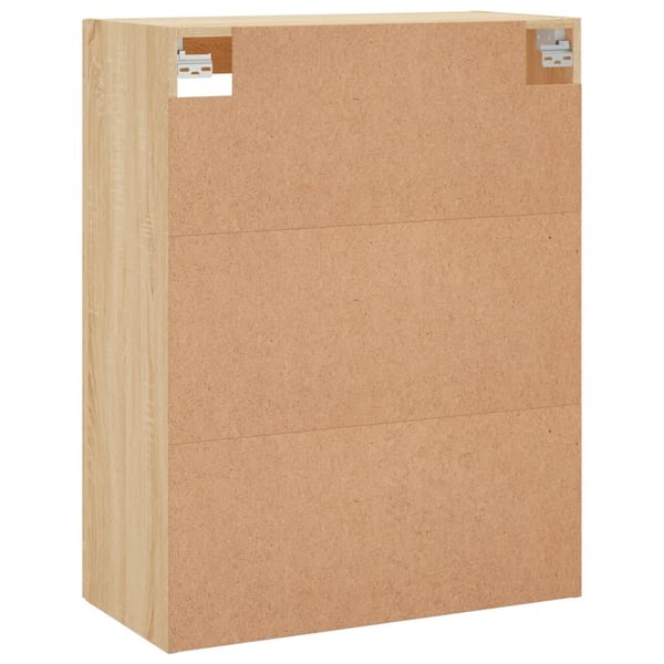 vidaXL Veggskap sonoma eik 69,5x34x90 cm