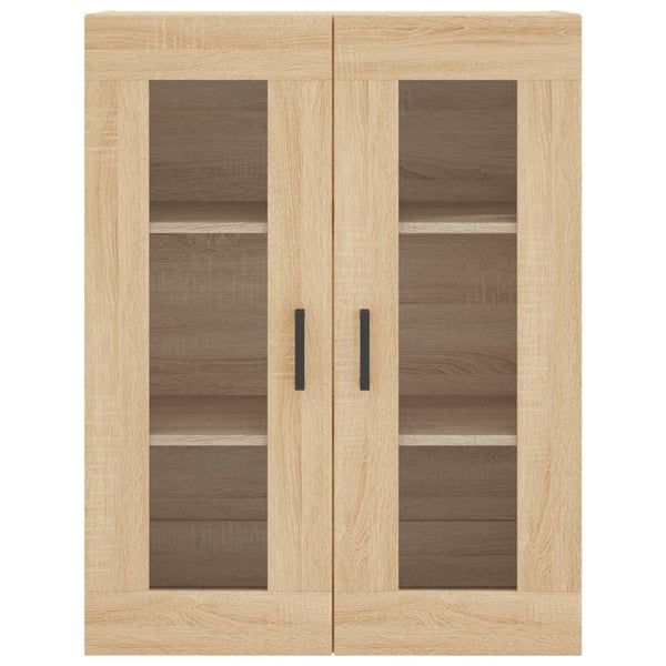 vidaXL Veggskap sonoma eik 69,5x34x90 cm