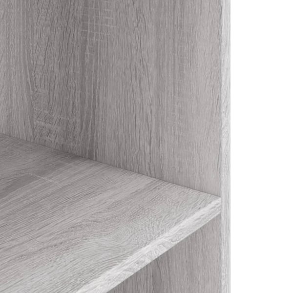 vidaXL Akvariestativ grå Sonoma 80x35x60 cm konstruert tre