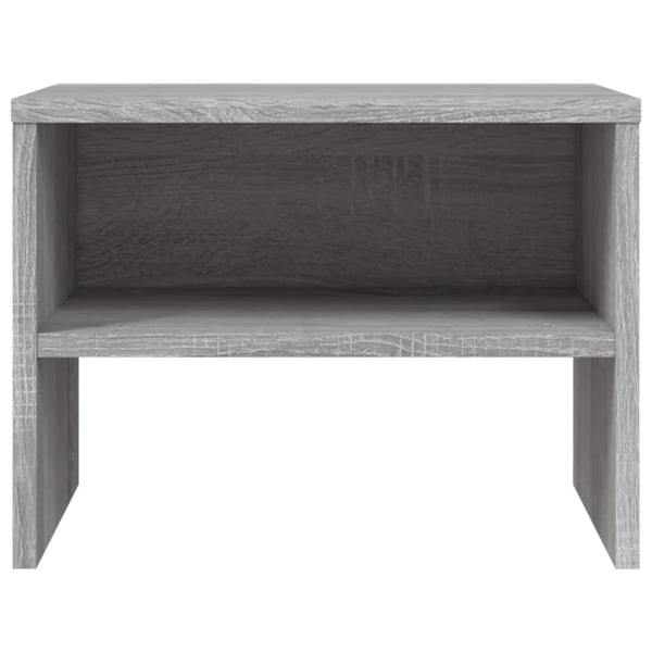 vidaXL Nattbord grå sonoma 40x30x30 cm konstruert tre